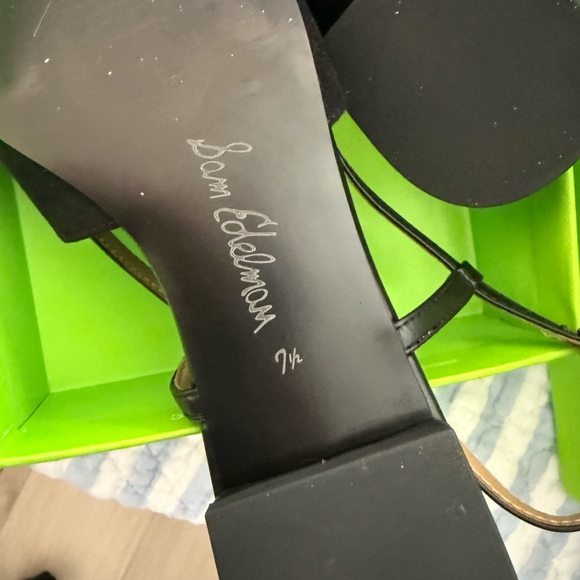 Sam Edelman Black Suede Shoes - Picture 2 of 3